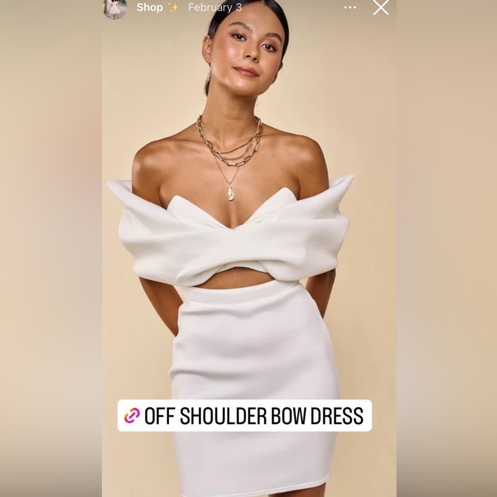 Little White Bow dress